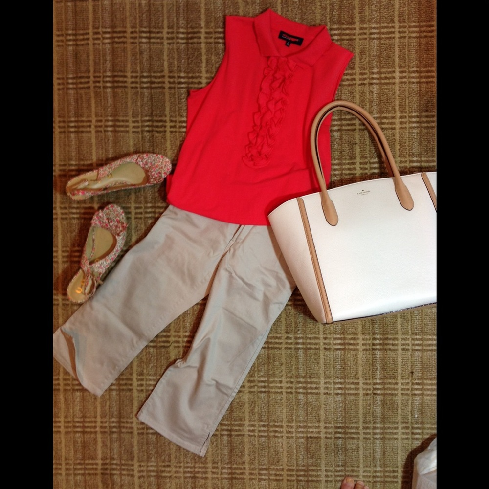 NYDJ khaki Jean Capri. 8P - Picture 2 of 11